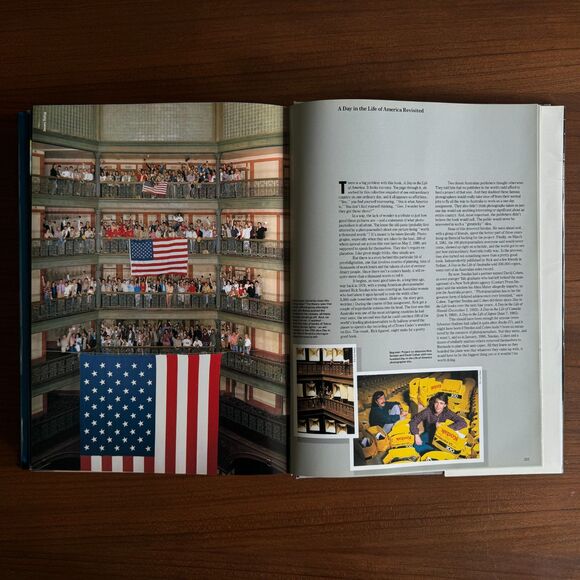 Vintage Americana Coffee Table Book - Hardcover - A Day in the Life of America - Picture 10 of 11